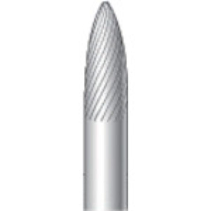 ナカニシ チタンコート超硬カッター 砲弾(シングルカット)刃径6mm刃長16mm(Tcode:8292945)