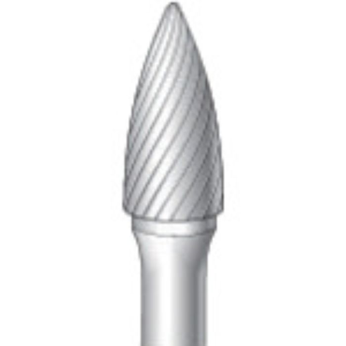 ナカニシ チタンコート超硬カッター 砲弾(シングルカット)刃径10mm 刃長20mm(Tcode:8292946)