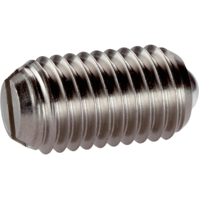 HALDER スプリングプランジャ ボールスロット付 ステンレス鋼(Tcode:1058995)