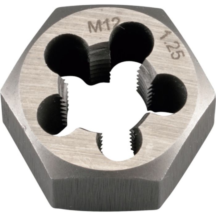 スレッドマスター 六角ダイス M12×1.25mm 六角サイズ24MM(合金工具鋼)(Tcode:8587848)