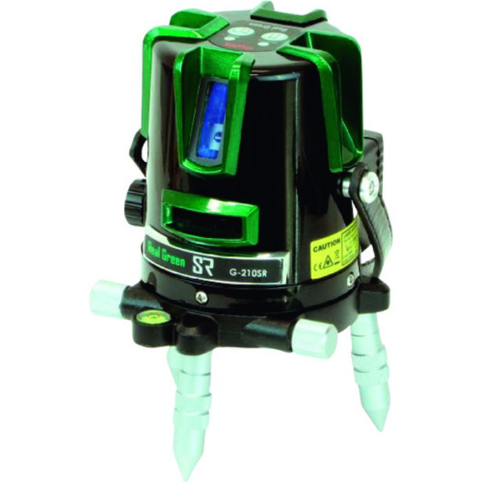 マイゾックス リアルグリーンレーザー墨出器 受光器三脚セット<G-210SR>(Tcode:2077273)