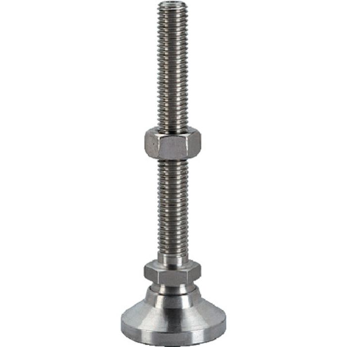 HALDER レべリングパッド パッド、オネジ付 ボール部 SUS 耐荷重8kN 呼びM6(Tcode:1064379)