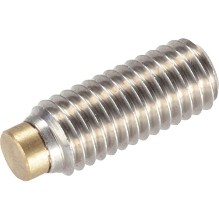 HALDER プレッシャースクリュー 黄銅ピン付 ステンレス鋼 外径M4 長さ16.5(Tcode:1066785)