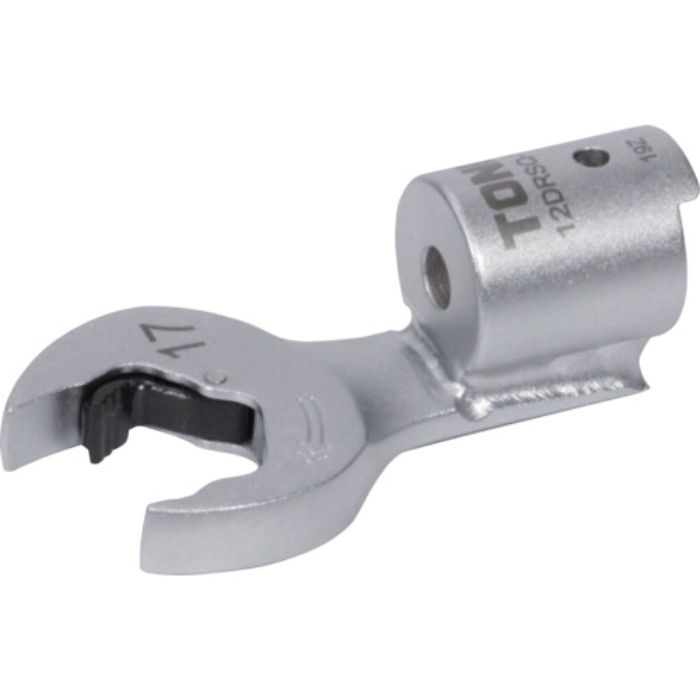 TONE 差替式トルクレンチ用交換クイックスパナヘッド 全長200mm 二面幅19mm(Tcode:2396289)