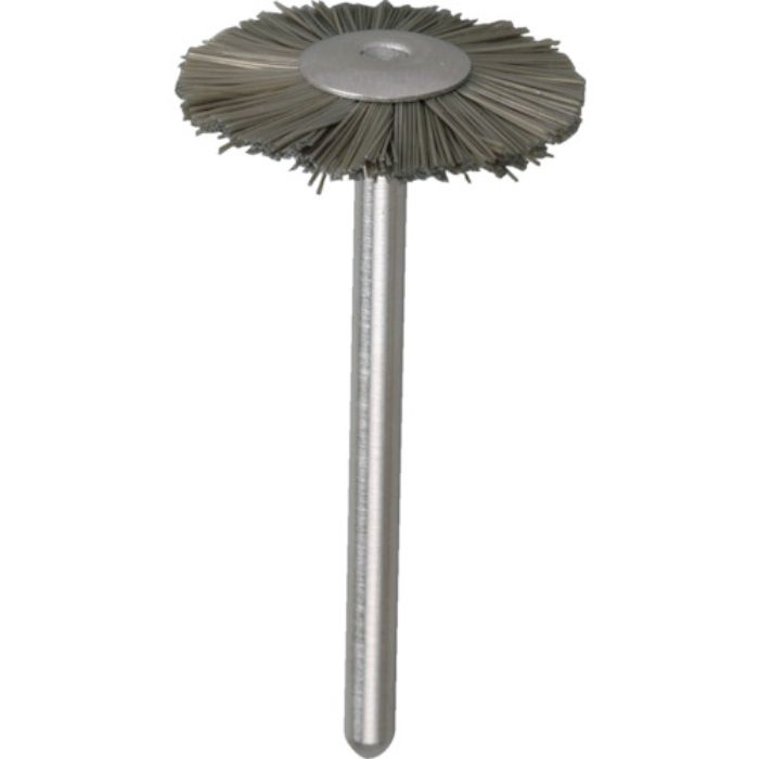 TRUSCO 平型ブラシ アラミド繊維 線0.2X外径Φ23X軸Φ3(Tcode:2590620)