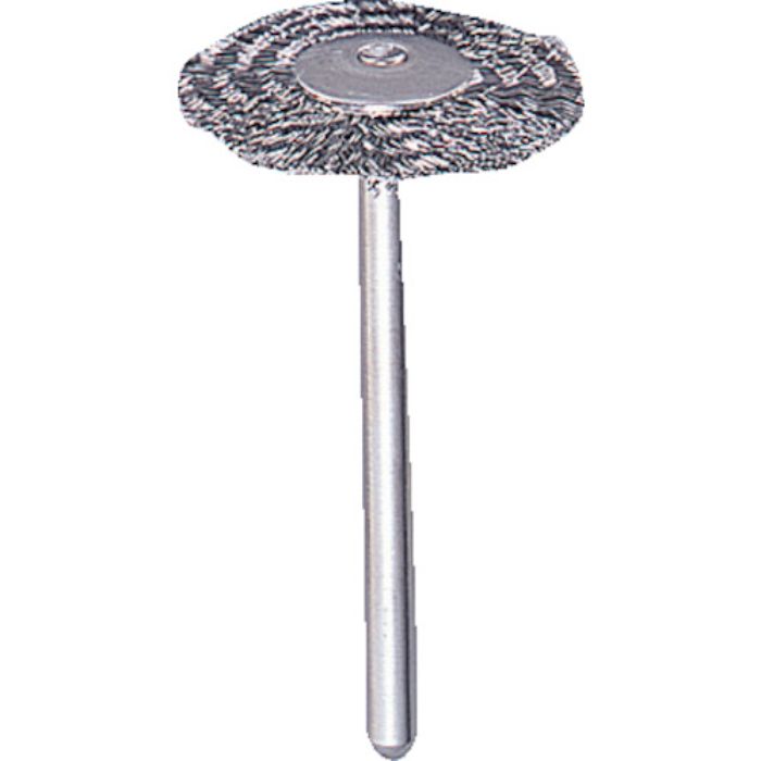 TRUSCO 平型ブラシ ステンレス 線0.1X外径Φ23X軸Φ3(Tcode:2167671)