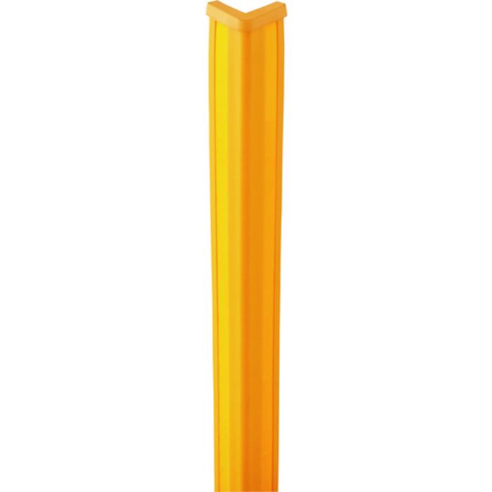 緑十字 コーナー用ガードパッド 黄 反射タイプ GPL-3M 50×50×1000mm 塩ビ(Tcode:1064685)