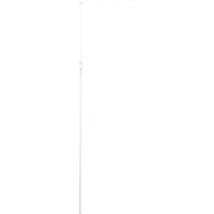緑十字 のぼり旗用ポール(450mm幅用) 白 ノボリ用ポールR-450 全長:1600〜2900mm 2段伸縮式(Tcode:1479822)