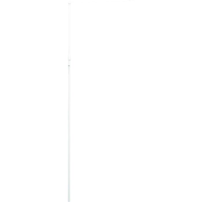 緑十字 のぼり旗用ポール(600mm幅用) 白 ノボリ用ポールR-600 全長:1600〜2900mm 2段伸縮式(Tcode:1479838)