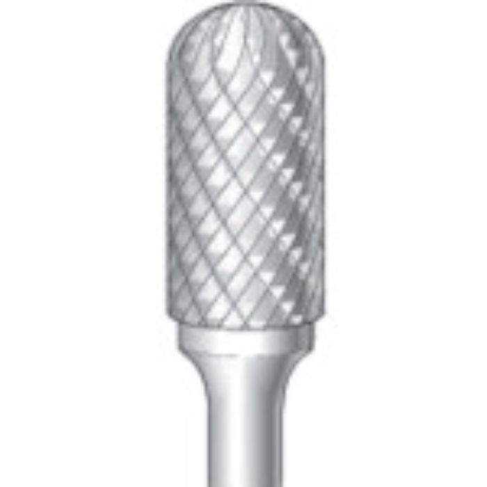 ナカニシ 超硬カッター 円筒先丸(ダブルカット)刃径12.7mm刃長25.0mm(Tcode:8293158)