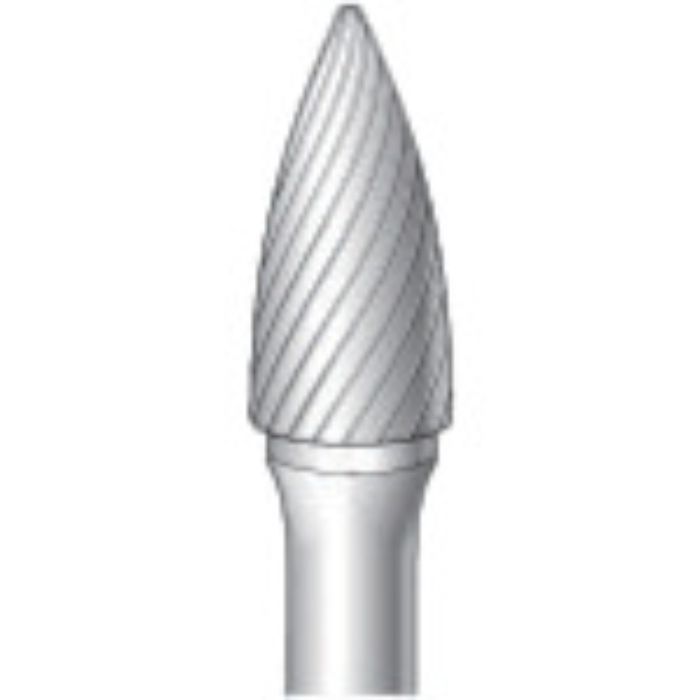 ナカニシ 超硬カッター 砲弾(シングルカット) 刃径9.5mm 刃長20.0mm(Tcode:8293165)