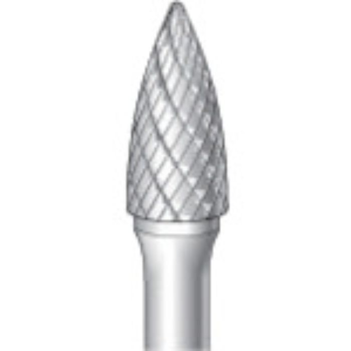 ナカニシ 超硬カッター 砲弾(ダブルカット) 刃径9.5mm 刃長20.0mm(Tcode:8293168)