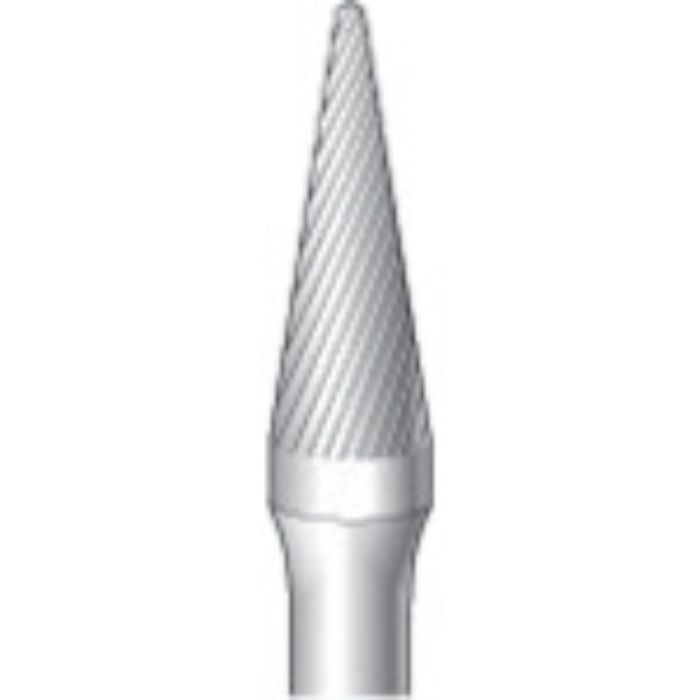 ナカニシ 超硬カッター テーパー(シングルカット)刃径8.0mm刃長22.0mm(Tcode:8293178)