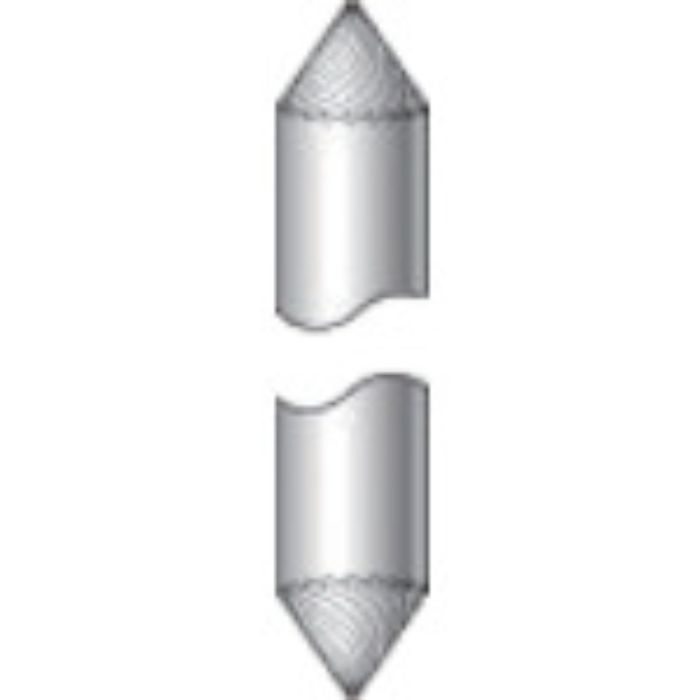ナカニシ 超硬カッター テーパー(シングルカット)刃径6.0mm 刃長4.0mm(Tcode:8293195)