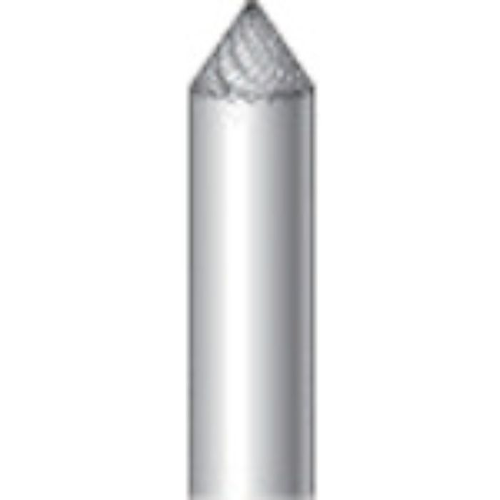 ナカニシ 超硬カッター テーパー(ダブルカット) 刃径6.0mm 刃長4.0mm(Tcode:8293198)