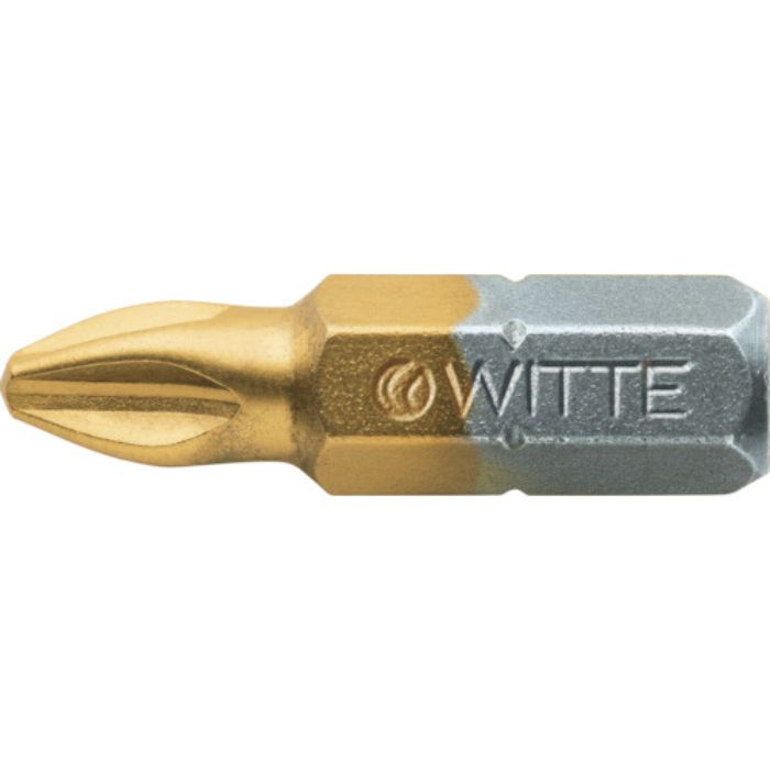 Ｗｉｔｔｅ チタンコーティングビット +2×25mm(2本入り)