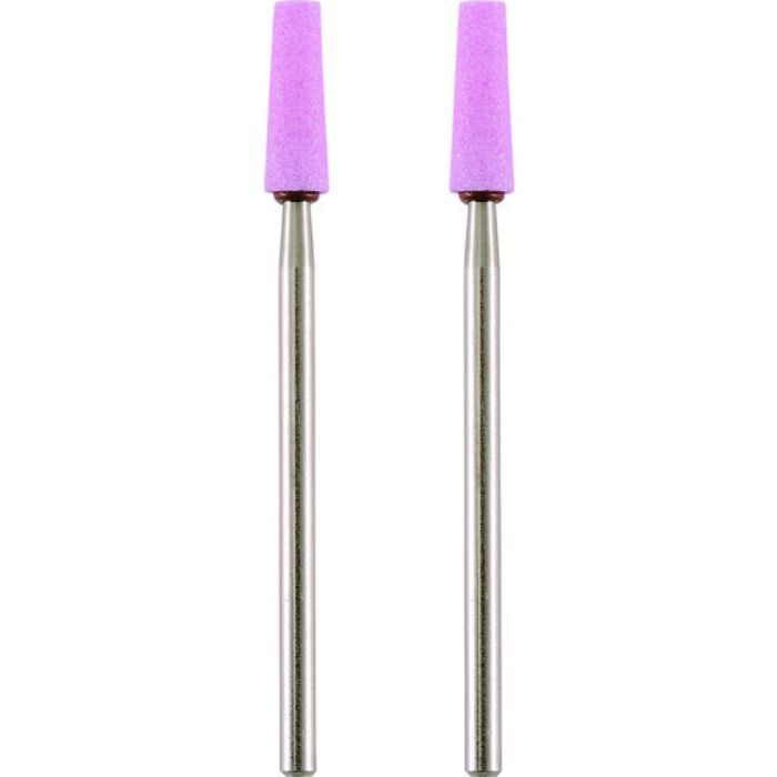 プロクソン マイクログラインダー用先端工具 軸付き砥石2本(WA150) 円錐(Tcode:2514343)