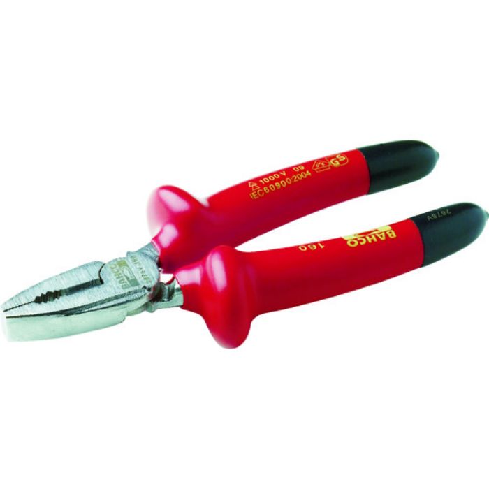 バーコ 絶縁ペンチ ピアノ線切断2.0mm 全長180mm(Tcode:4979206)