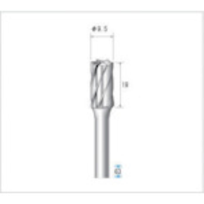ナカニシ 超硬アルミカッター 刃径9.5mm(Tcode:4764234)