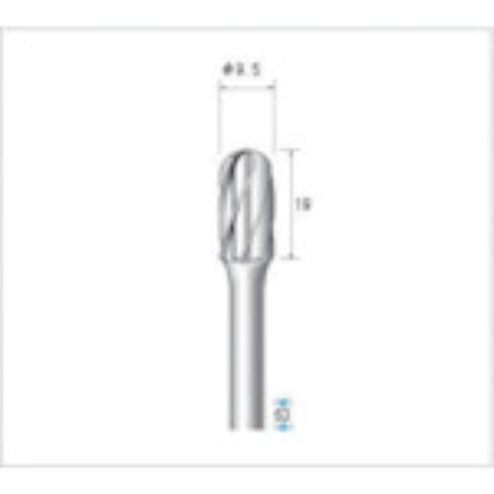 ナカニシ 超硬アルミカッター 刃径9.5mm(Tcode:4764242)