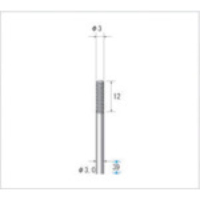 ナカニシ 超硬ルーターカッタ- 刃径3mm(Tcode:4764269)