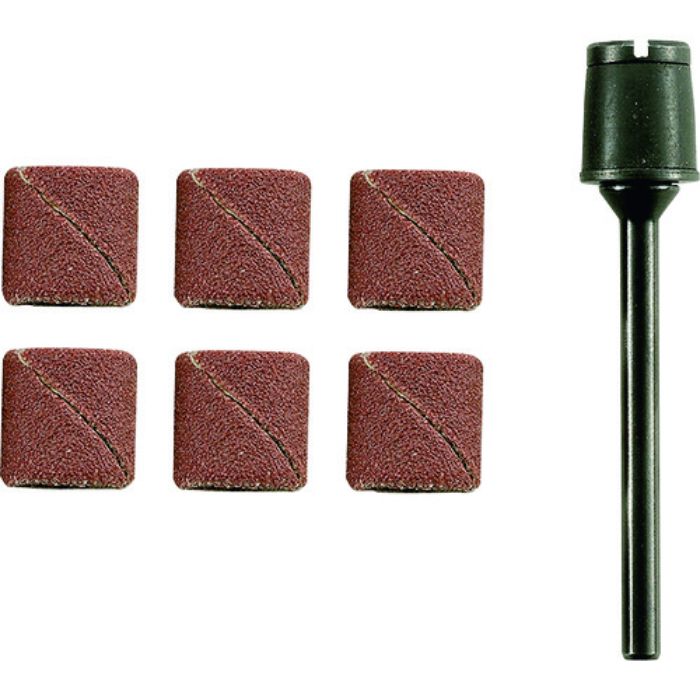 プロクソン マイクログラインダー用先端工具用先端工具 ロールペーパー6個 (シャフト付き) 円柱(Tcode:2515837)