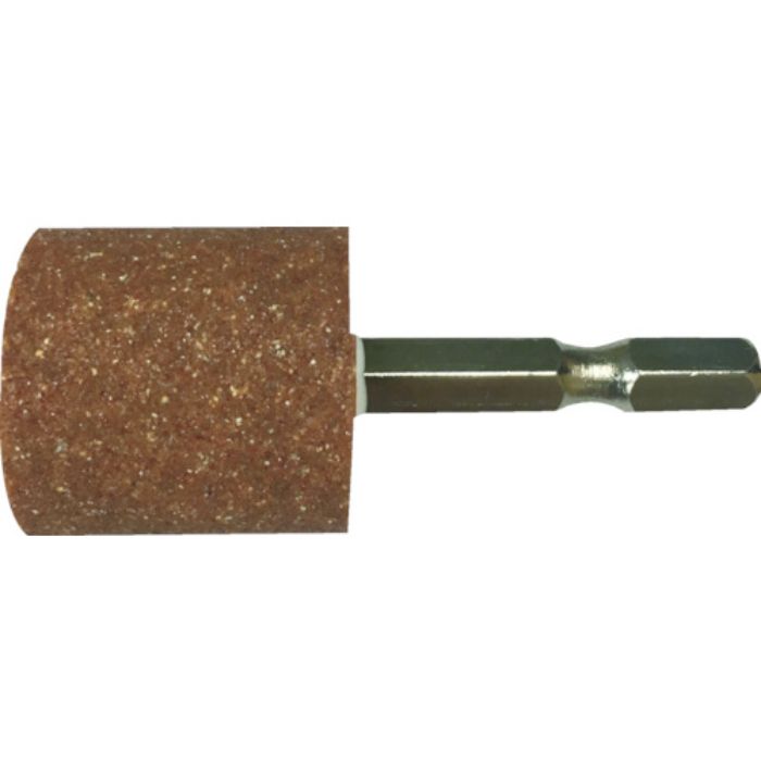 RELIEF 六角軸 軸付砥石 金属用(WA) 円筒型 φ25×25mm(Tcode:8592475)