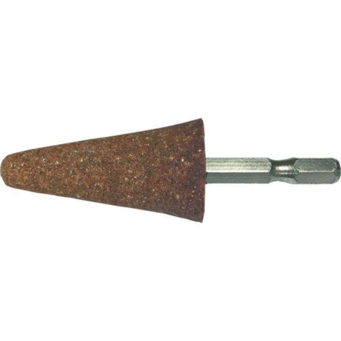 RELIEF 六角軸 軸付砥石 金属用(WA) 傘型 φ25×50mm(Tcode:8592481)