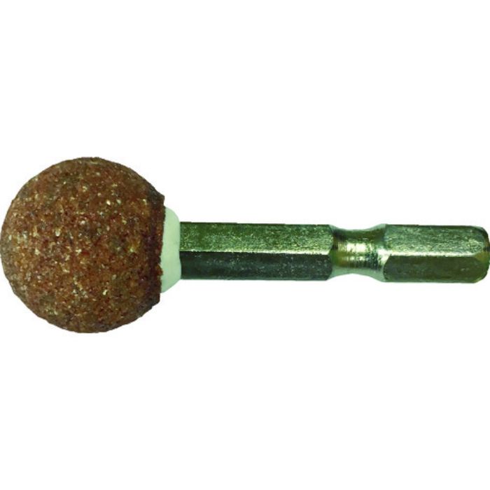 RELIEF 六角軸 軸付砥石 金属用(WA) 球型φ19mm(Tcode:8592482)