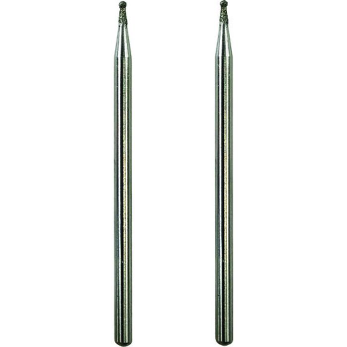 プロクソン マイクログラインダー用先端工具用先端工具 ダイヤモンドビット2本 丸1.0mm(Tcode:2514342)