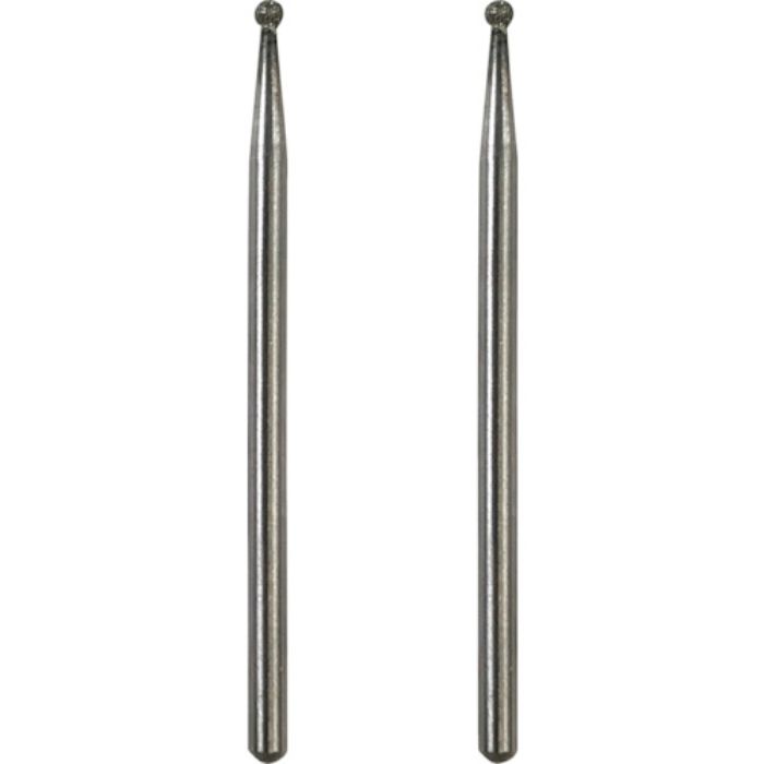 プロクソン マイクログラインダー用先端工具用先端工具 ダイヤモンドビット2本 丸1.8mm(Tcode:2514345)