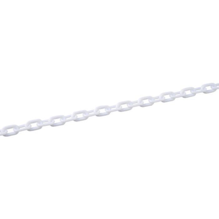 緑十字 プラスチックチェーン 白 PT-630W 長さ30m 線径6mmΦ ポリエチレン(Tcode:1063092)