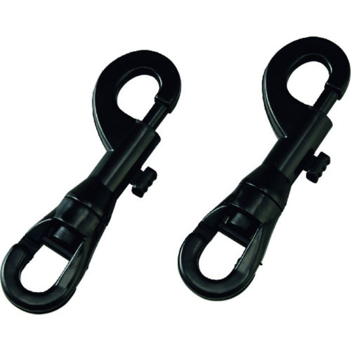 緑十字 プラスチックチェーン用ジョイント 黒 SNP-BK 全長99mm 対応線径:10/12mm以下 2個組 ナイロン(Tcode:1478258)