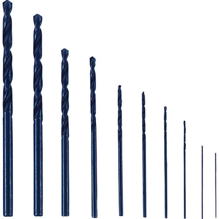 プロクソン マイクログラインダー用先端工具 ドリル10種セット(Tcode:2515854)