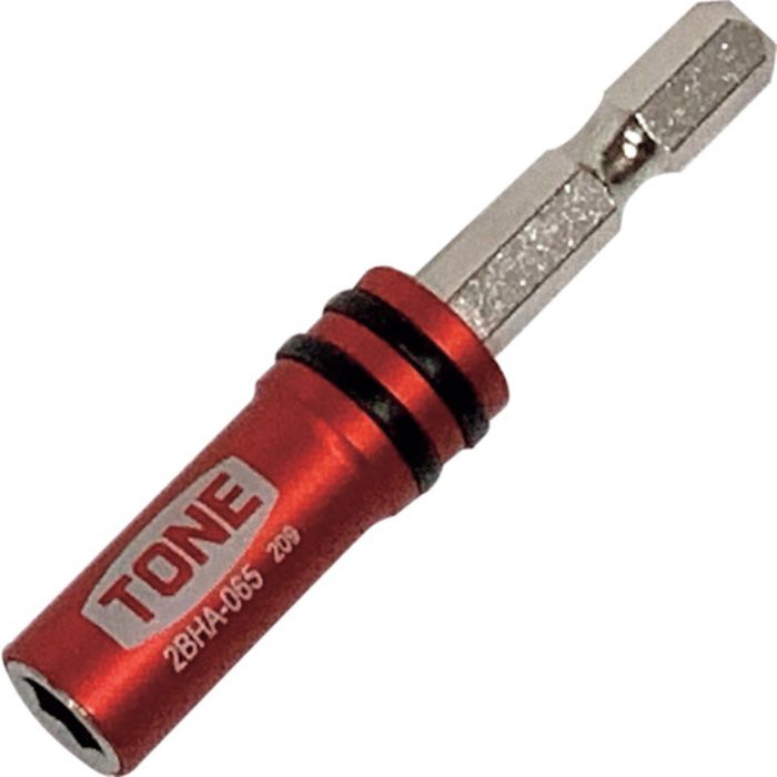 TONE 電動ドリル用ビットホルダー 差込角6.35mm 全長65mm(Tcode:2530584)
