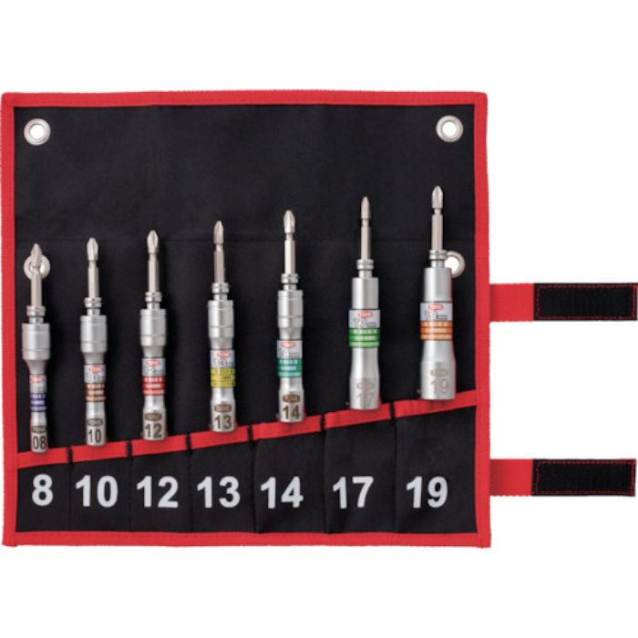 TONE ソケットビット(電動工具用) 差替式ユニバーサルビットソケットセット 差込角6.35mm(Tcode:8579479)