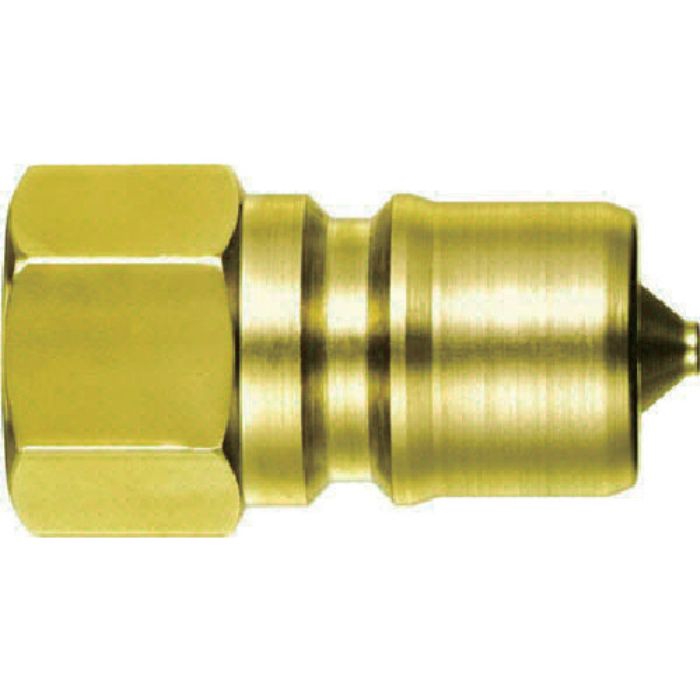 日東 SPカプラ タイプAプラグ 真ちゅう製 ニトリルゴムNBR(SG) 相手側取付サイズR1/4(07888)(Tcode:2921448)