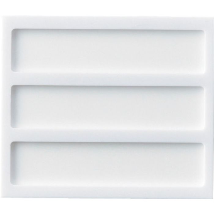 緑十字 名札ケース(3名用) 名札-3 114×127×8mm 裏面テープ付 アクリル札付(Tcode:1138205)