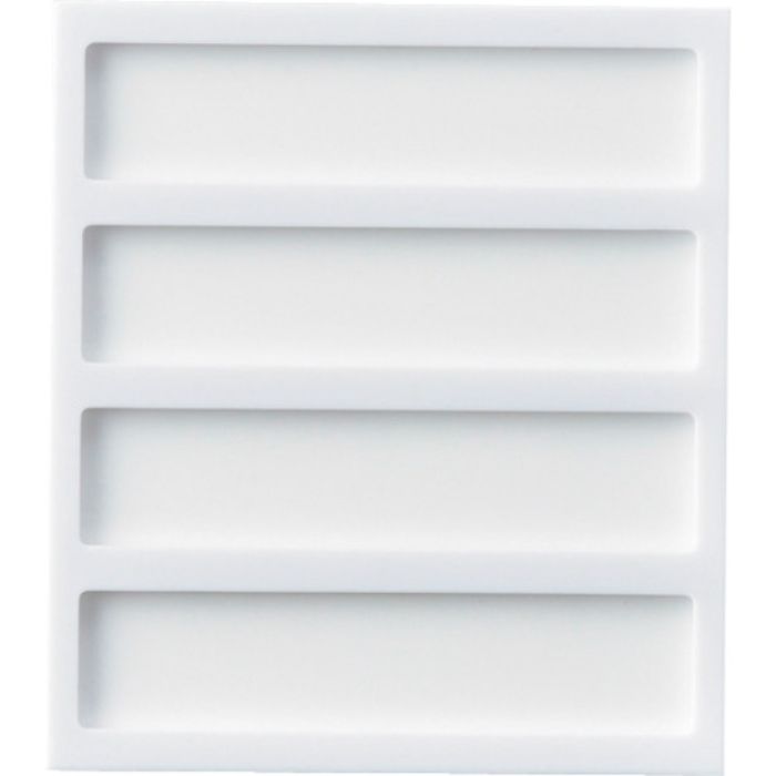 緑十字 名札ケース(4名用) 名札-4 144×127×8mm 裏面テープ付 アクリル札付(Tcode:1673314)