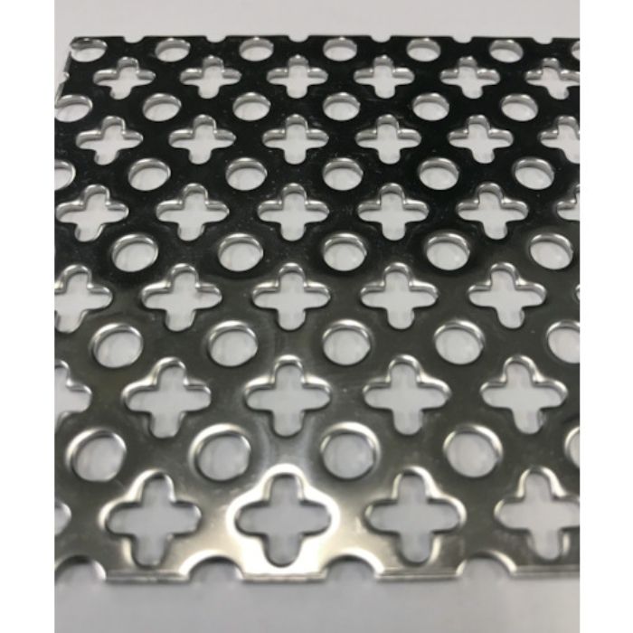 TRUSCO ステンレスパンチングメタル0.4t 〇+ 450X450(Tcode:3672537)