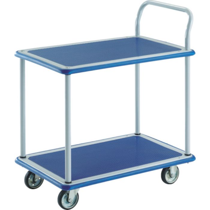 TRUSCO プレス製台車 ドンキーカート 2段式片袖タイプ915×615(Tcode:4145445)