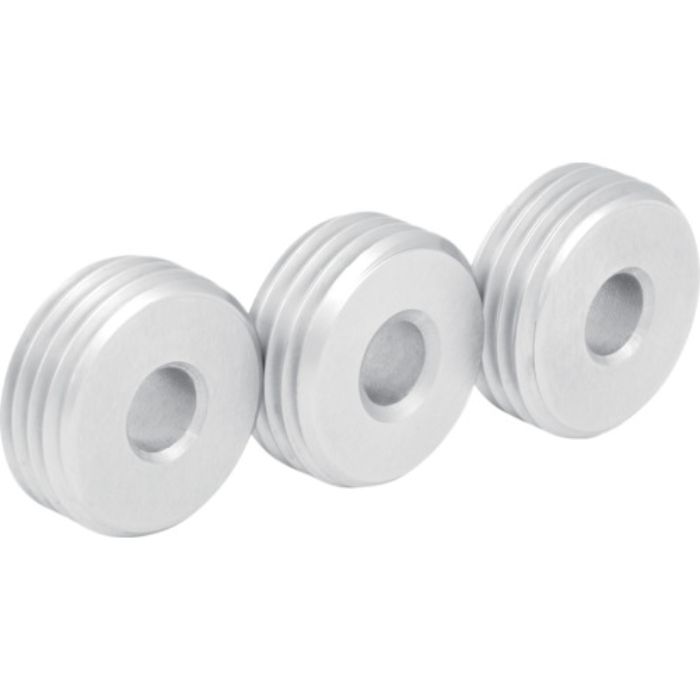 シルバーツール ねじ山修正工具用ローラーセット(3個入り) M5〜M16 ピッチ1.25mm(Tcode:3891053)