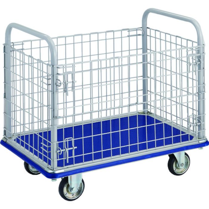 TRUSCO プレス製台車 ドンキーカート 金網付915×615(Tcode:4145461)