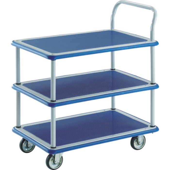 TRUSCO プレス製台車 ドンキーカート 3段式片袖タイプ915×615(Tcode:4145488)