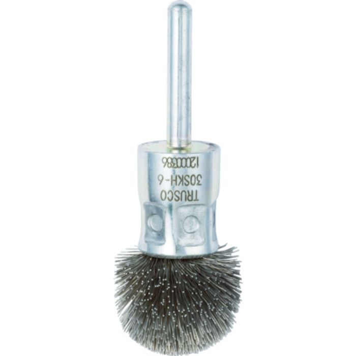 TRUSCO 傘型ステンレスブラシ 半円型 Φ30(Tcode:4026951)