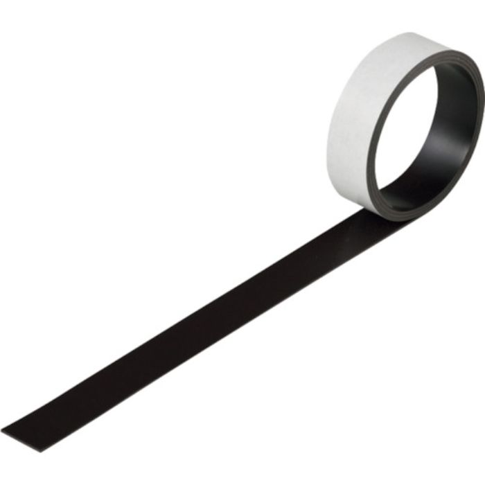 緑十字 粘着マグネット(強磁力タイプ) マグネ20T 20mm幅×1m×1.2mm 裏テープ付(Tcode:1671812)