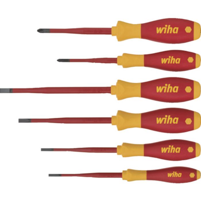 wiha 絶縁ドライバー スリムフィックス ドライバーセット(プラス・マイナス)(Tcode:5112794)