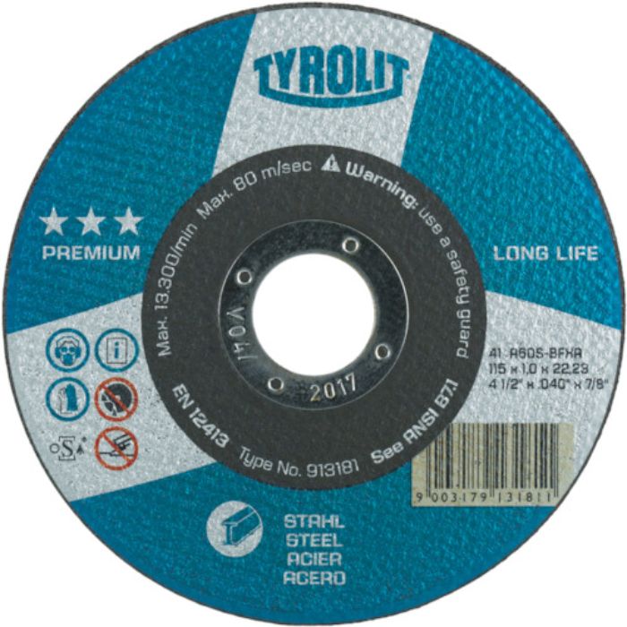 TYROLIT 切断砥石 ロングライフ 105X1X15mm(Tcode:7662386)