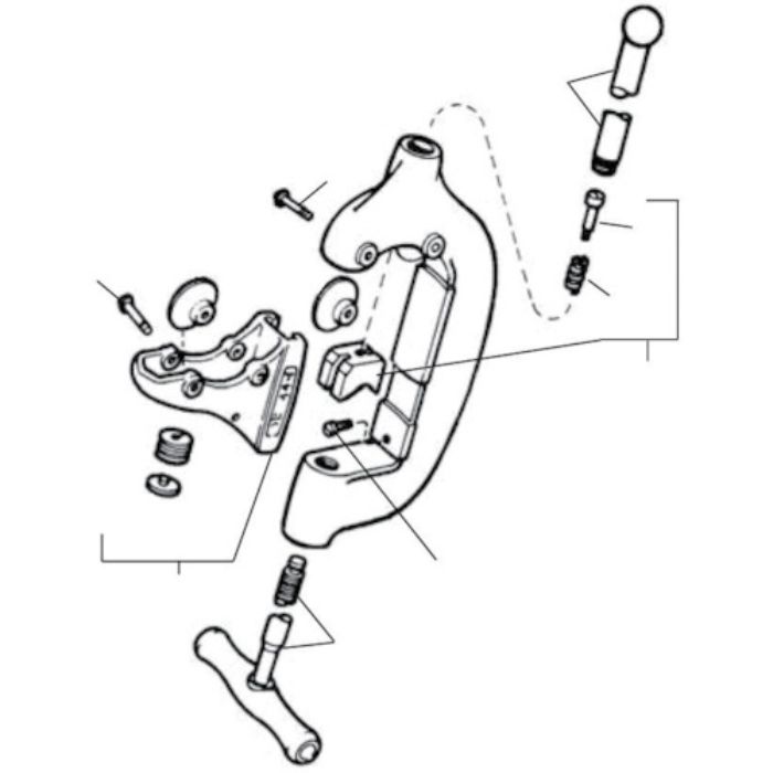 RIDGID F-363-X ガイドブロック F/44-S(Tcode:7882505)