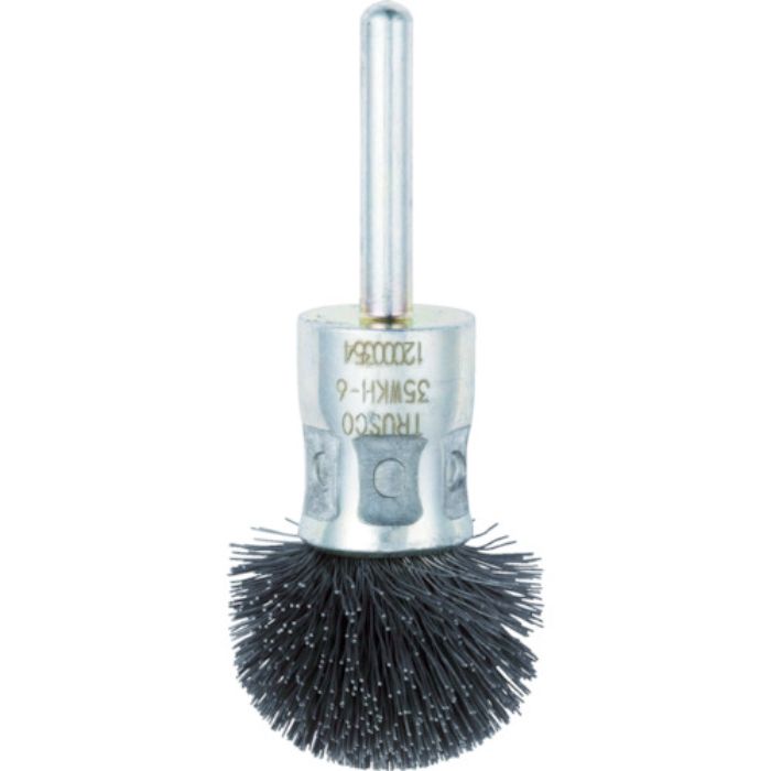 TRUSCO 傘型ワイヤーブラシ 半円型 Φ35(Tcode:4026861)